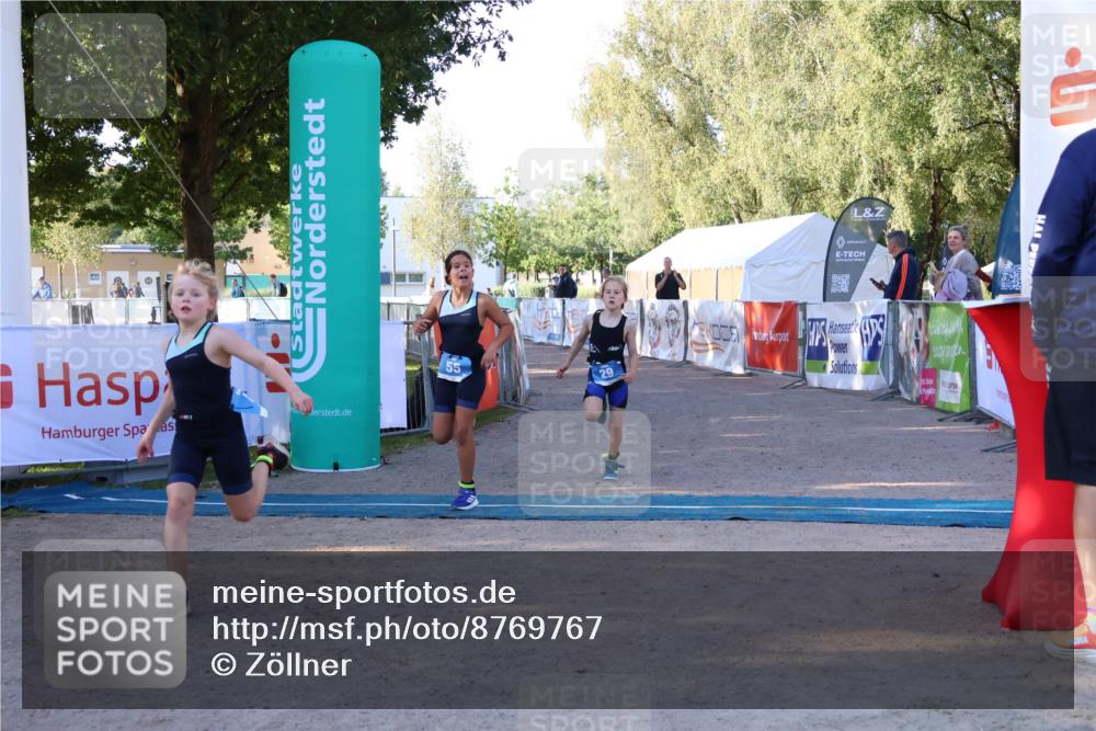 07.09.2025 - 19. Norderstedt Triathlon Zöllner http://msf.ph/oto/8769767 07.09.2025 09:14:14 Ziel 3, 14, 29, 45, 55 meine-sportfotos.de
