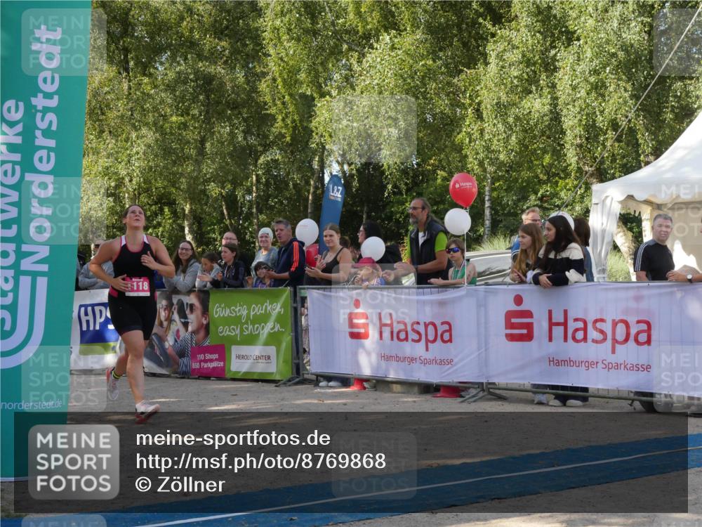 07.09.2025 - 19. Norderstedt Triathlon Zöllner http://msf.ph/oto/8769868 07.09.2025 10:50:31 Ziel 1118 meine-sportfotos.de