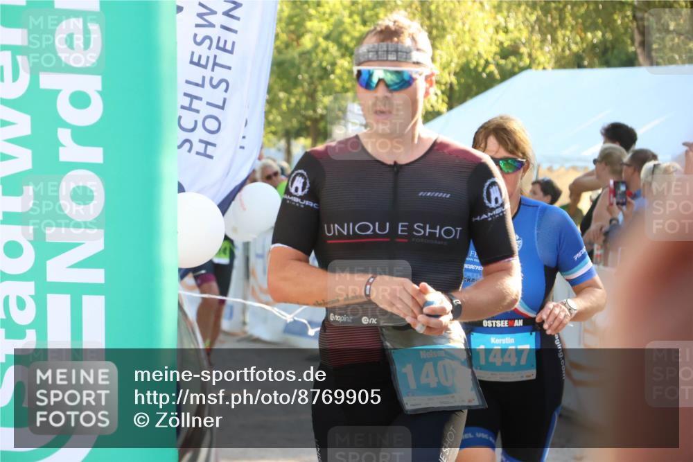 07.09.2025 - 19. Norderstedt Triathlon Zöllner http://msf.ph/oto/8769905 07.09.2025 16:40:49 Ziel 1403, 1447, 1573, 1614 meine-sportfotos.de