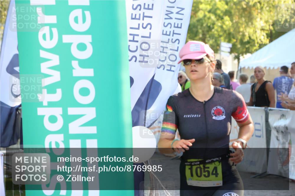 07.09.2025 - 19. Norderstedt Triathlon Zöllner http://msf.ph/oto/8769985 07.09.2025 16:41:01 Ziel 407, 1054 meine-sportfotos.de