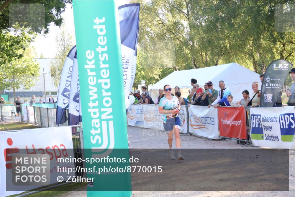 07.09.2025 - 19. Norderstedt Triathlon Zöllner http://msf.ph/oto/8770015 07.09.2025 16:41:03 Ziel 407, 1054 meine-sportfotos.de