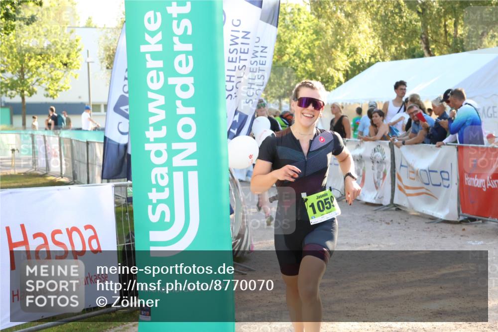 07.09.2025 - 19. Norderstedt Triathlon Zöllner http://msf.ph/oto/8770070 07.09.2025 16:41:13 Ziel 1059, 1090 meine-sportfotos.de