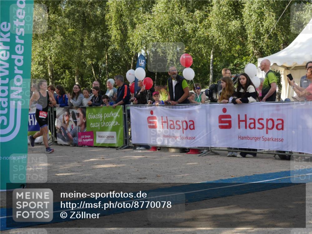 07.09.2025 - 19. Norderstedt Triathlon Zöllner http://msf.ph/oto/8770078 07.09.2025 10:52:07 Ziel 1146 meine-sportfotos.de