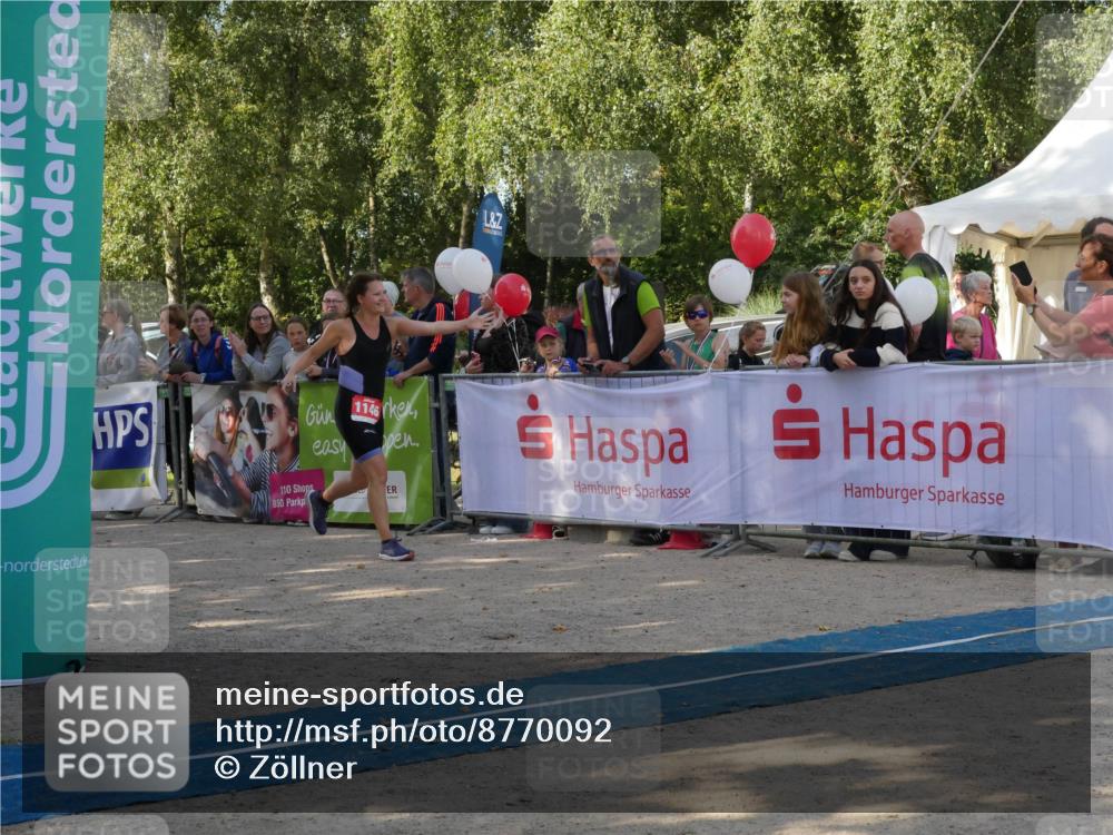 07.09.2025 - 19. Norderstedt Triathlon Zöllner http://msf.ph/oto/8770092 07.09.2025 10:52:08 Ziel 1146 meine-sportfotos.de