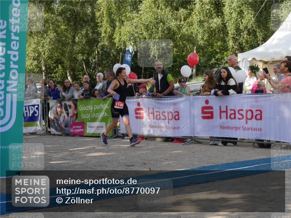 07.09.2025 - 19. Norderstedt Triathlon Zöllner http://msf.ph/oto/8770097 07.09.2025 10:52:08 Ziel 1146 meine-sportfotos.de