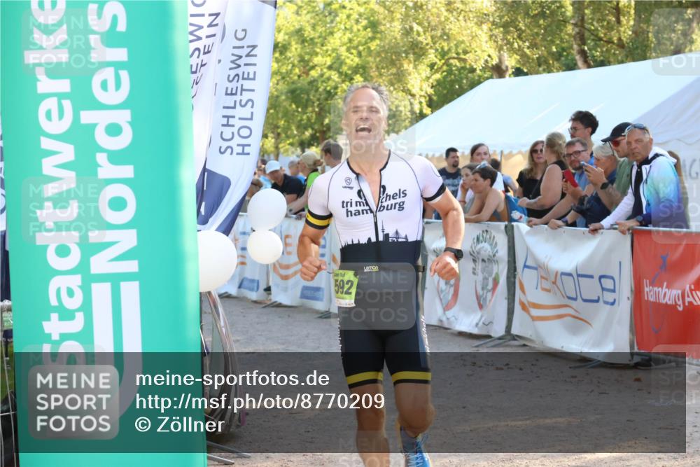 07.09.2025 - 19. Norderstedt Triathlon Zöllner http://msf.ph/oto/8770209 07.09.2025 16:41:34 Ziel 1076, 1592 meine-sportfotos.de