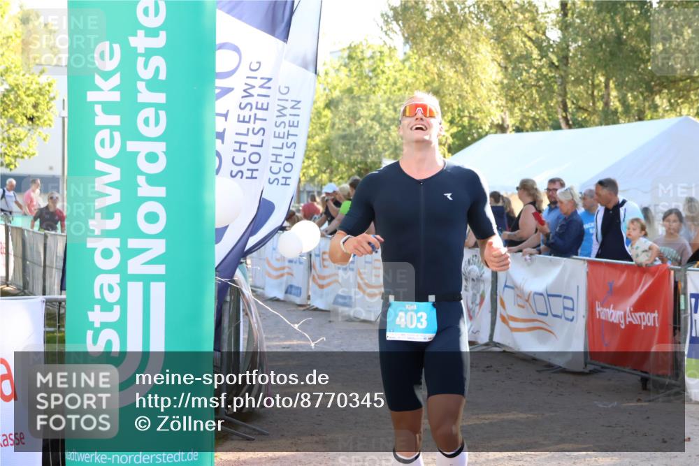 07.09.2025 - 19. Norderstedt Triathlon Zöllner http://msf.ph/oto/8770345 07.09.2025 16:42:04 Ziel 403 meine-sportfotos.de