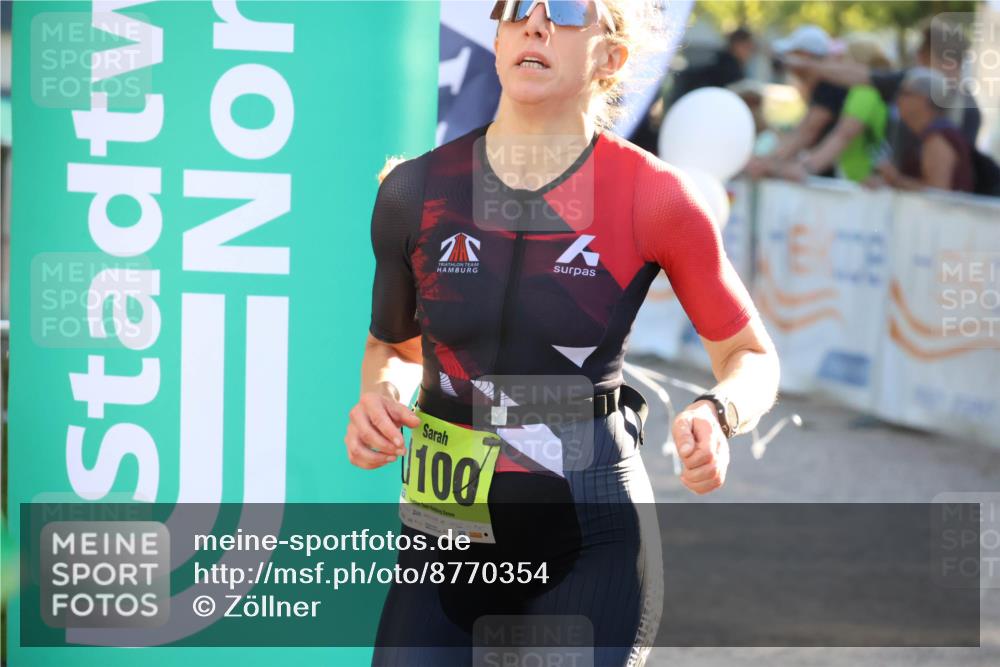 07.09.2025 - 19. Norderstedt Triathlon Zöllner http://msf.ph/oto/8770354 07.09.2025 16:42:10 Ziel 403, 1100 meine-sportfotos.de