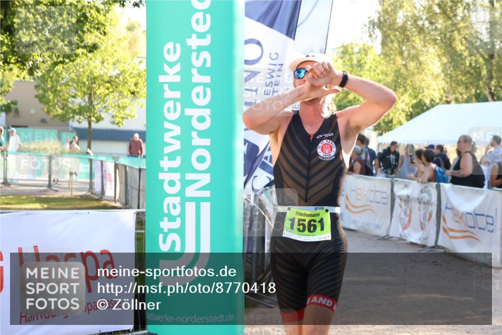 07.09.2025 - 19. Norderstedt Triathlon Zöllner http://msf.ph/oto/8770418 07.09.2025 16:42:17 Ziel 459, 1561 meine-sportfotos.de