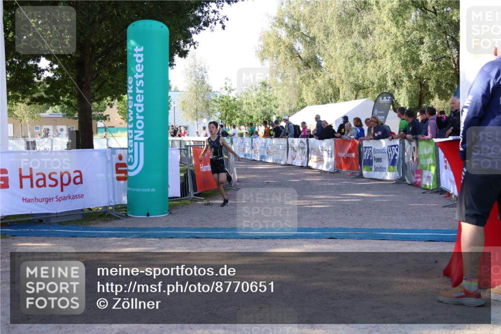 07.09.2025 - 19. Norderstedt Triathlon Zöllner http://msf.ph/oto/8770651 07.09.2025 09:47:26 Ziel 568 meine-sportfotos.de