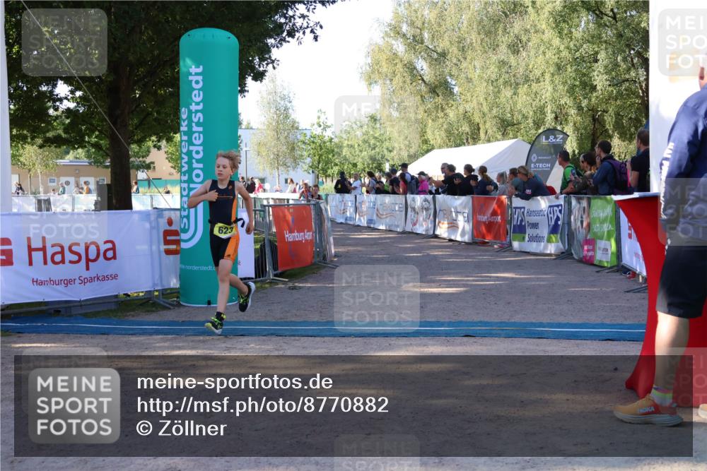 07.09.2025 - 19. Norderstedt Triathlon Zöllner http://msf.ph/oto/8770882 07.09.2025 09:48:29 Ziel 576, 598, 603, 607, 623 meine-sportfotos.de