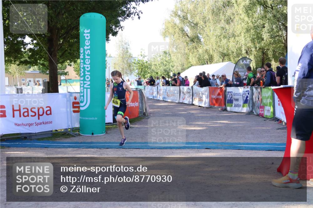 07.09.2025 - 19. Norderstedt Triathlon Zöllner http://msf.ph/oto/8770930 07.09.2025 09:48:39 Ziel 603, 625 meine-sportfotos.de