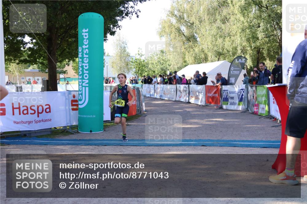 07.09.2025 - 19. Norderstedt Triathlon Zöllner http://msf.ph/oto/8771043 07.09.2025 09:49:16 Ziel 617 meine-sportfotos.de