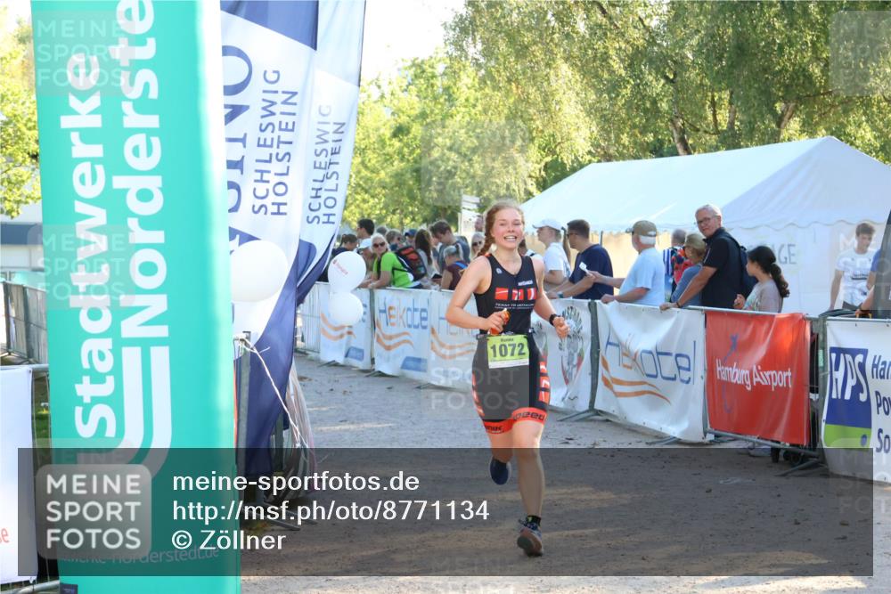 07.09.2025 - 19. Norderstedt Triathlon Zöllner http://msf.ph/oto/8771134 07.09.2025 16:45:17 Ziel 509, 1052, 1072, 1609 meine-sportfotos.de