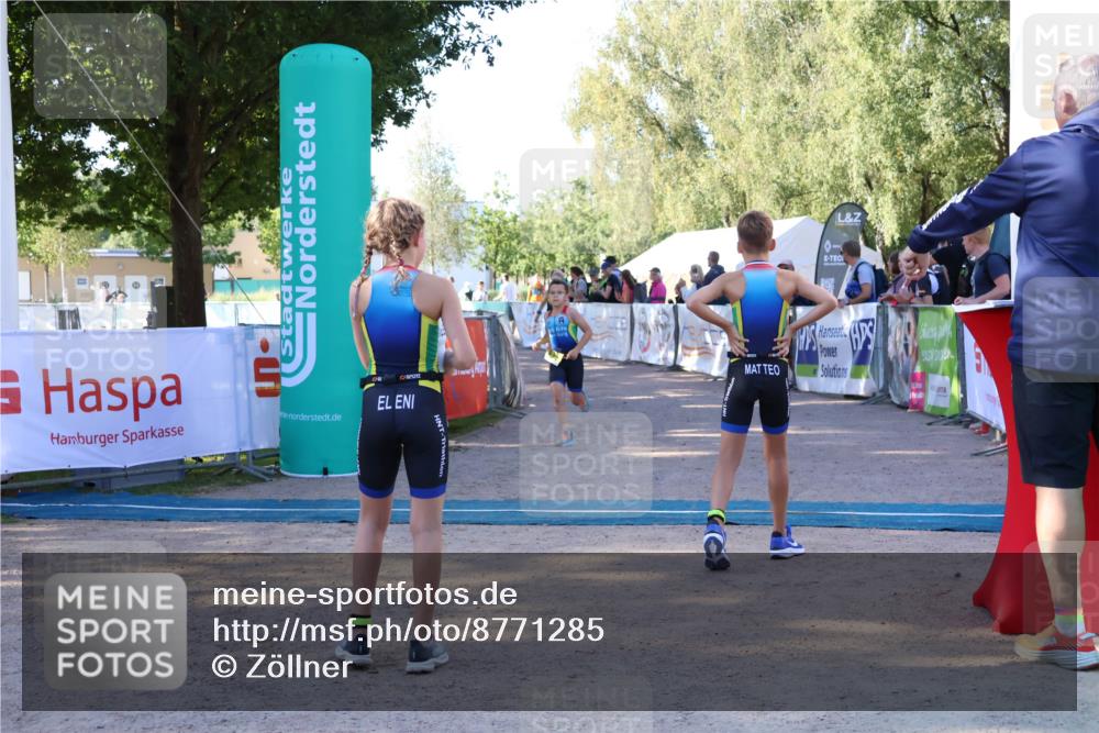 07.09.2025 - 19. Norderstedt Triathlon Zöllner http://msf.ph/oto/8771285 07.09.2025 09:50:11 Ziel 597, 634 meine-sportfotos.de