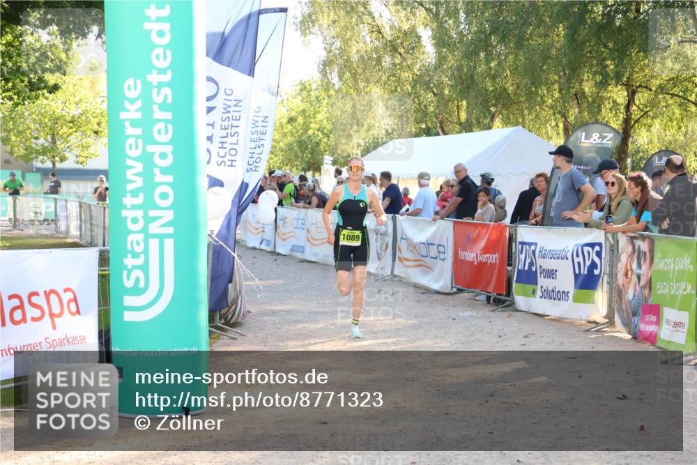 07.09.2025 - 19. Norderstedt Triathlon Zöllner http://msf.ph/oto/8771323 07.09.2025 16:45:51 Ziel 1089 meine-sportfotos.de
