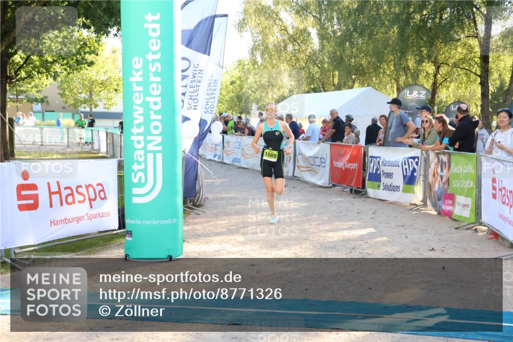07.09.2025 - 19. Norderstedt Triathlon Zöllner http://msf.ph/oto/8771326 07.09.2025 16:45:52 Ziel 1089 meine-sportfotos.de