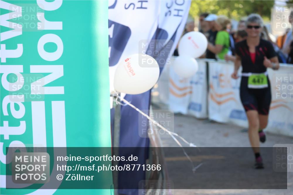 07.09.2025 - 19. Norderstedt Triathlon Zöllner http://msf.ph/oto/8771366 07.09.2025 16:45:57 Ziel 447, 1089, 1492 meine-sportfotos.de