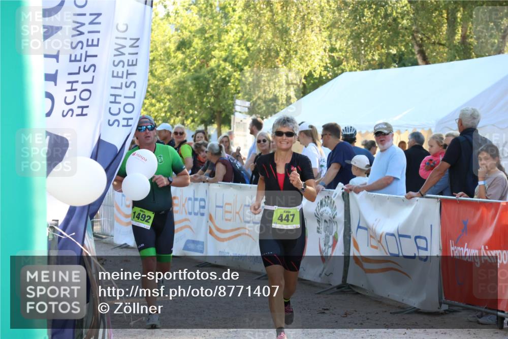 07.09.2025 - 19. Norderstedt Triathlon Zöllner http://msf.ph/oto/8771407 07.09.2025 16:45:58 Ziel 447, 1089, 1492 meine-sportfotos.de