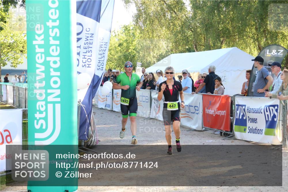 07.09.2025 - 19. Norderstedt Triathlon Zöllner http://msf.ph/oto/8771424 07.09.2025 16:45:59 Ziel 447, 1089, 1492 meine-sportfotos.de