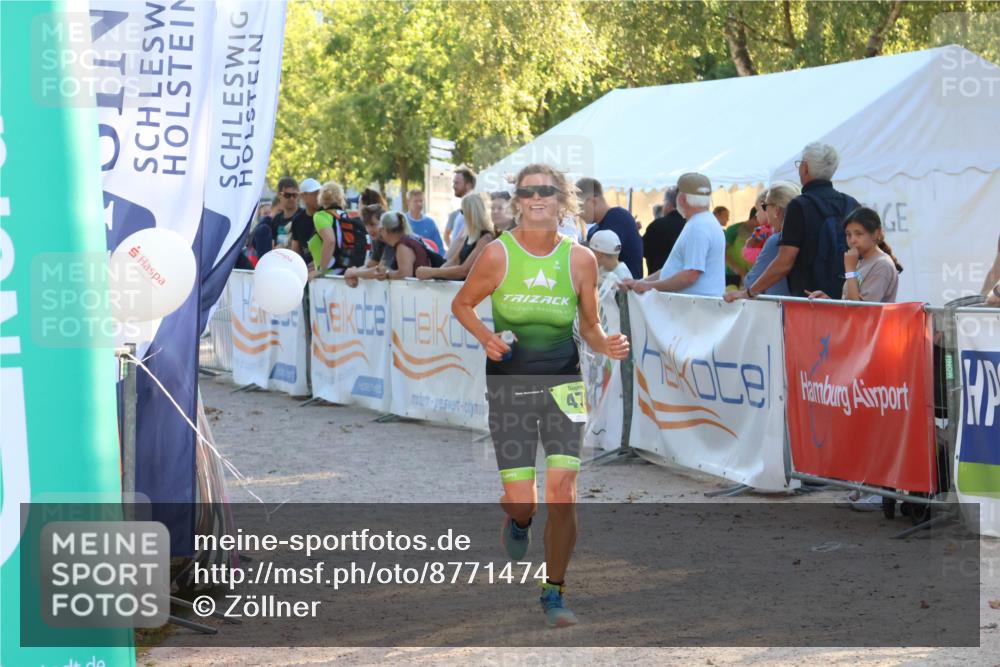 07.09.2025 - 19. Norderstedt Triathlon Zöllner http://msf.ph/oto/8771474 07.09.2025 16:46:05 Ziel 447, 474, 1492 meine-sportfotos.de