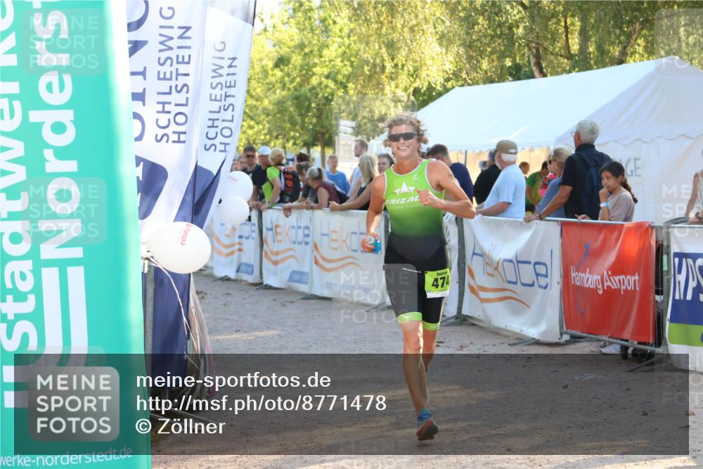 07.09.2025 - 19. Norderstedt Triathlon Zöllner http://msf.ph/oto/8771478 07.09.2025 16:46:05 Ziel 447, 474, 1492 meine-sportfotos.de