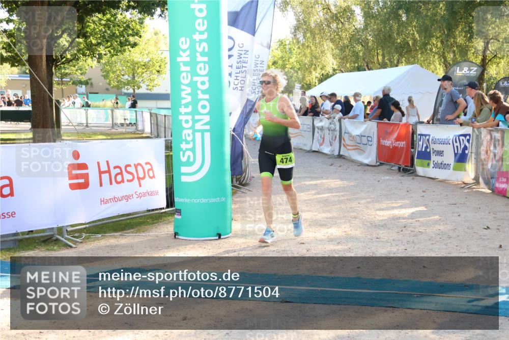 07.09.2025 - 19. Norderstedt Triathlon Zöllner http://msf.ph/oto/8771504 07.09.2025 16:46:06 Ziel 447, 474, 1492 meine-sportfotos.de