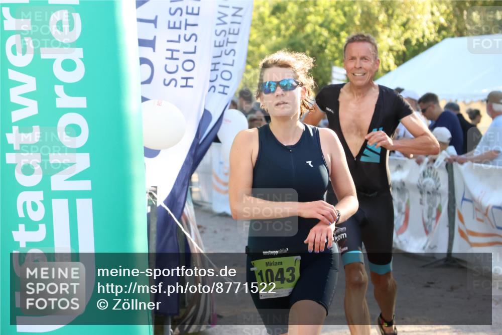 07.09.2025 - 19. Norderstedt Triathlon Zöllner http://msf.ph/oto/8771522 07.09.2025 16:46:11 Ziel 474, 1043, 1621 meine-sportfotos.de