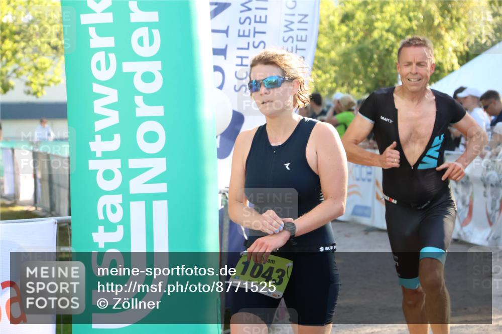07.09.2025 - 19. Norderstedt Triathlon Zöllner http://msf.ph/oto/8771525 07.09.2025 16:46:12 Ziel 474, 1043, 1621 meine-sportfotos.de