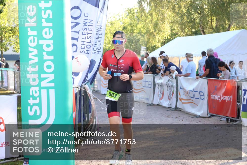 07.09.2025 - 19. Norderstedt Triathlon Zöllner http://msf.ph/oto/8771753 07.09.2025 16:47:00 Ziel 503 meine-sportfotos.de