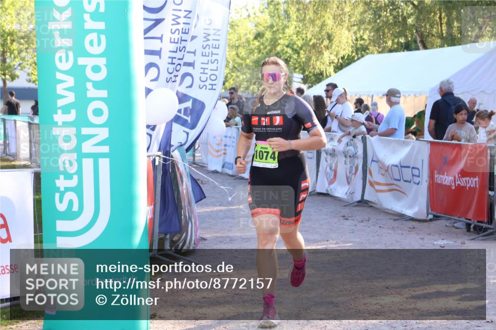 07.09.2025 - 19. Norderstedt Triathlon Zöllner http://msf.ph/oto/8772157 07.09.2025 16:48:30 Ziel 1074 meine-sportfotos.de