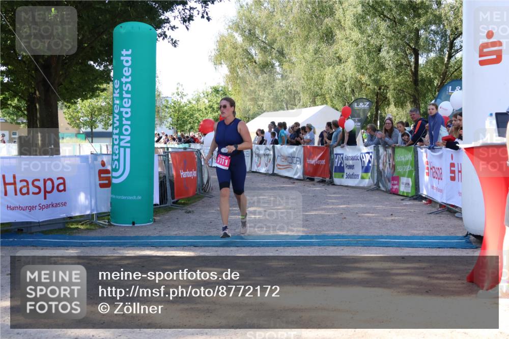 07.09.2025 - 19. Norderstedt Triathlon Zöllner http://msf.ph/oto/8772172 07.09.2025 10:45:38 Ziel 1111 meine-sportfotos.de