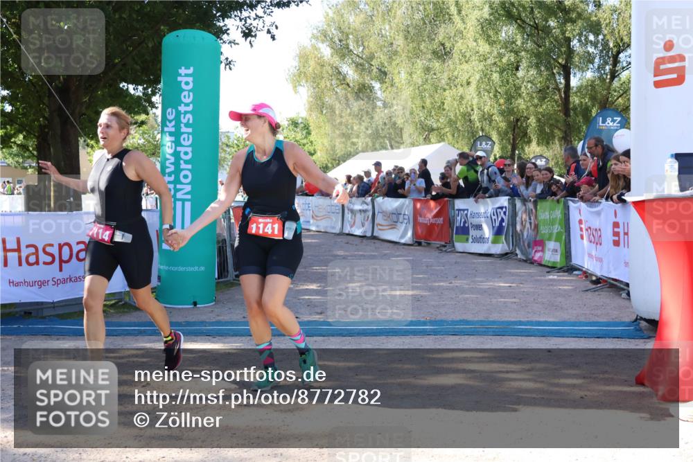 07.09.2025 - 19. Norderstedt Triathlon Zöllner http://msf.ph/oto/8772782 07.09.2025 10:52:21 Ziel 112, 1114, 1141 meine-sportfotos.de