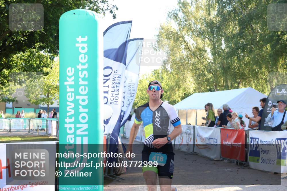 07.09.2025 - 19. Norderstedt Triathlon Zöllner http://msf.ph/oto/8772999 07.09.2025 16:51:04 Ziel 416, 1061, 1424, 1559 meine-sportfotos.de