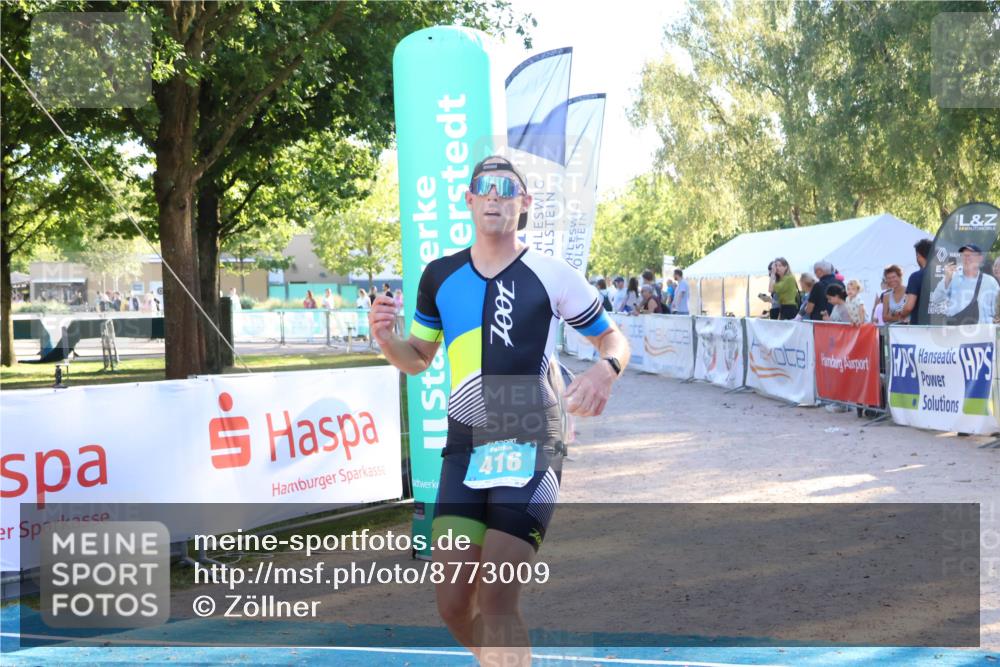 07.09.2025 - 19. Norderstedt Triathlon Zöllner http://msf.ph/oto/8773009 07.09.2025 16:51:05 Ziel 416, 1061, 1424, 1559 meine-sportfotos.de