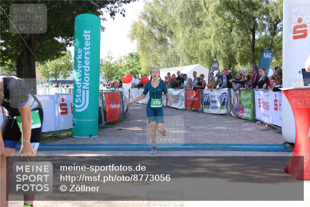07.09.2025 - 19. Norderstedt Triathlon Zöllner http://msf.ph/oto/8773056 07.09.2025 10:54:27 Ziel 118 meine-sportfotos.de