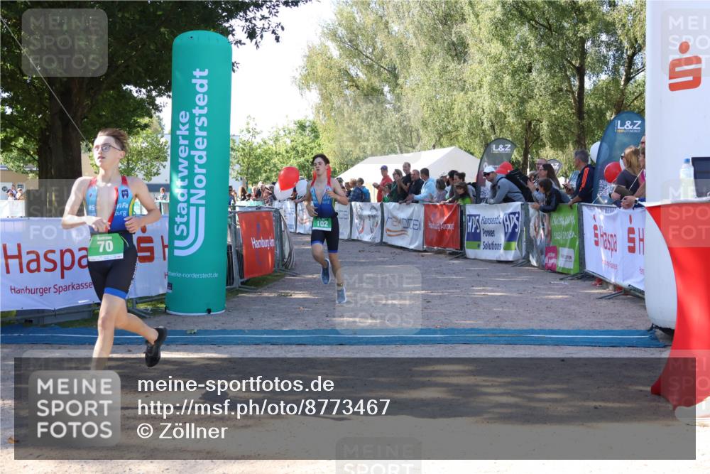 07.09.2025 - 19. Norderstedt Triathlon Zöllner http://msf.ph/oto/8773467 07.09.2025 10:56:38 Ziel 70, 102, 682 meine-sportfotos.de