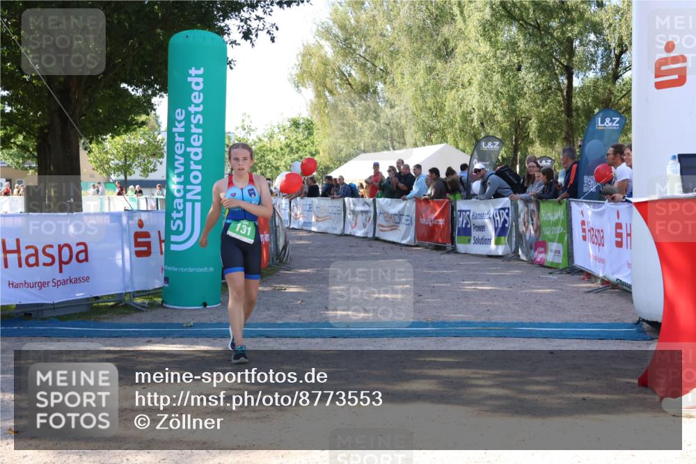 07.09.2025 - 19. Norderstedt Triathlon Zöllner http://msf.ph/oto/8773553 07.09.2025 10:57:03 Ziel 131 meine-sportfotos.de