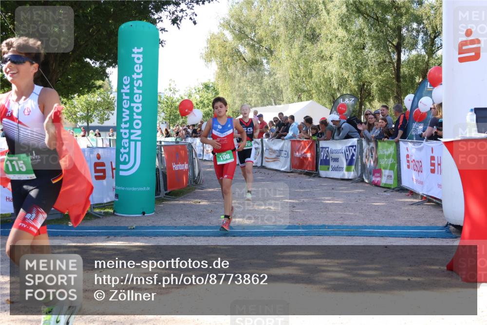 07.09.2025 - 19. Norderstedt Triathlon Zöllner http://msf.ph/oto/8773862 07.09.2025 10:58:16 Ziel 108, 115, 670 meine-sportfotos.de