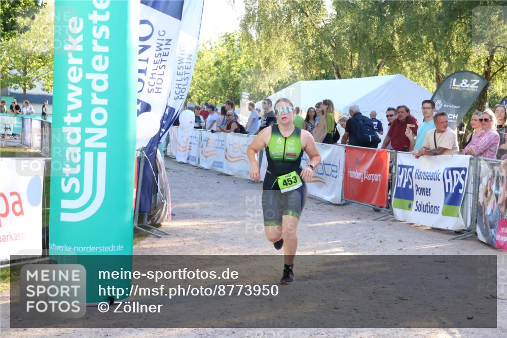 07.09.2025 - 19. Norderstedt Triathlon Zöllner http://msf.ph/oto/8773950 07.09.2025 16:54:41 Ziel 453 meine-sportfotos.de