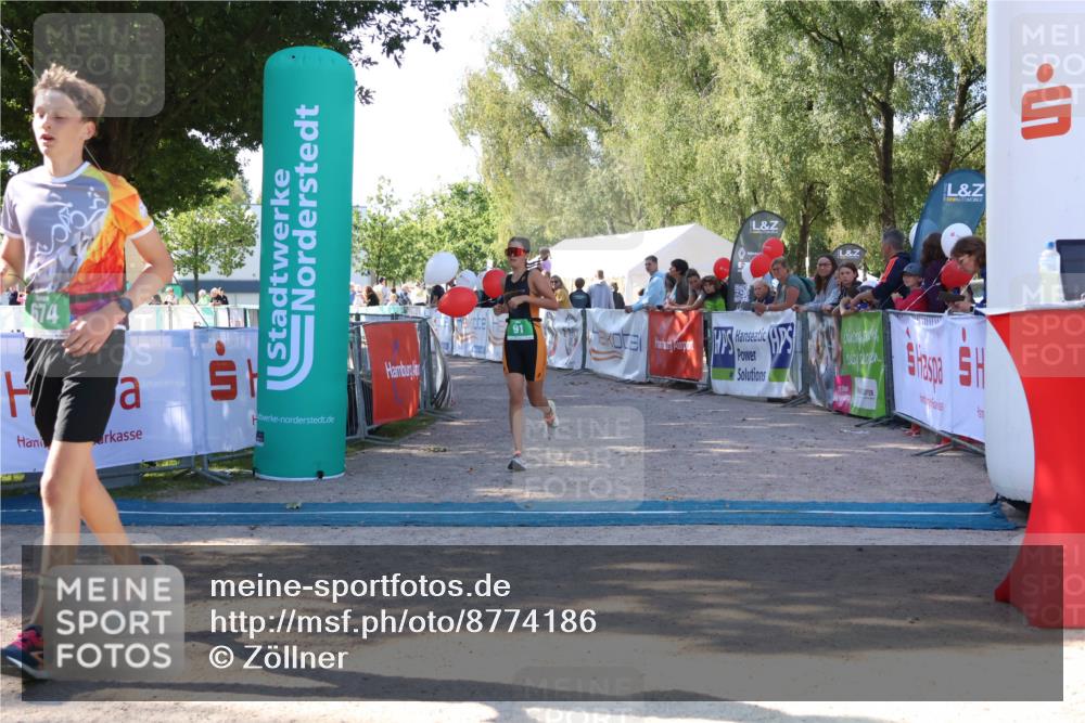 07.09.2025 - 19. Norderstedt Triathlon Zöllner http://msf.ph/oto/8774186 07.09.2025 11:00:30 Ziel 91, 674 meine-sportfotos.de