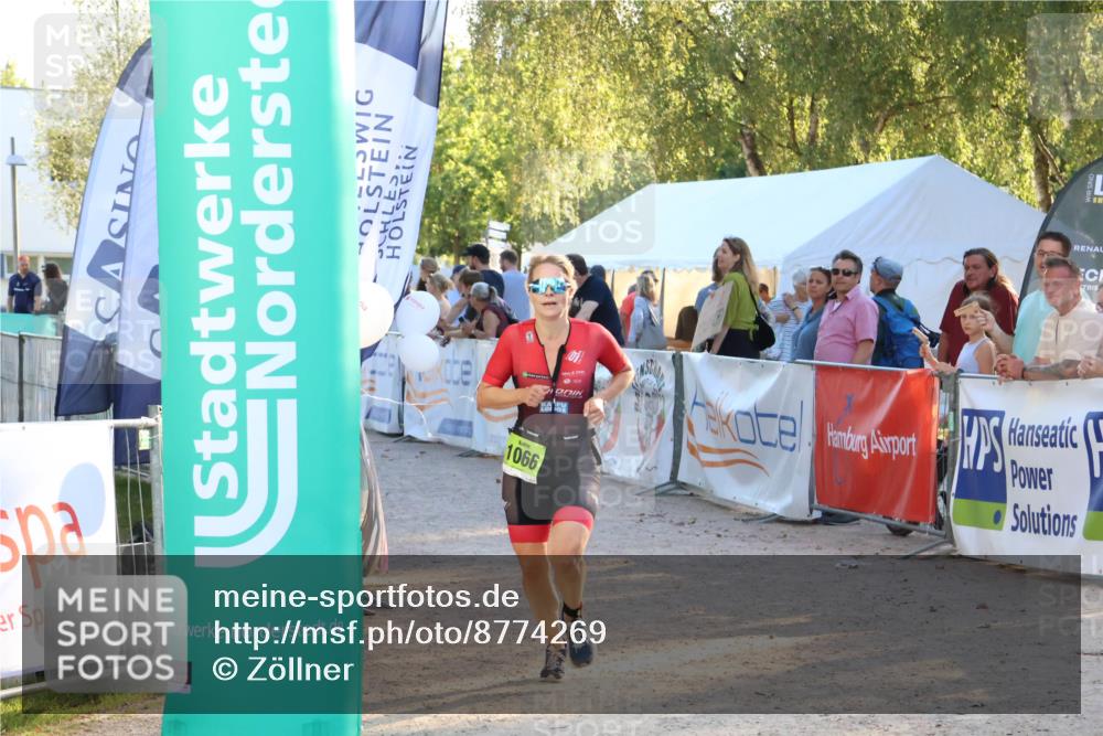 07.09.2025 - 19. Norderstedt Triathlon Zöllner http://msf.ph/oto/8774269 07.09.2025 16:56:39 Ziel 1066 meine-sportfotos.de