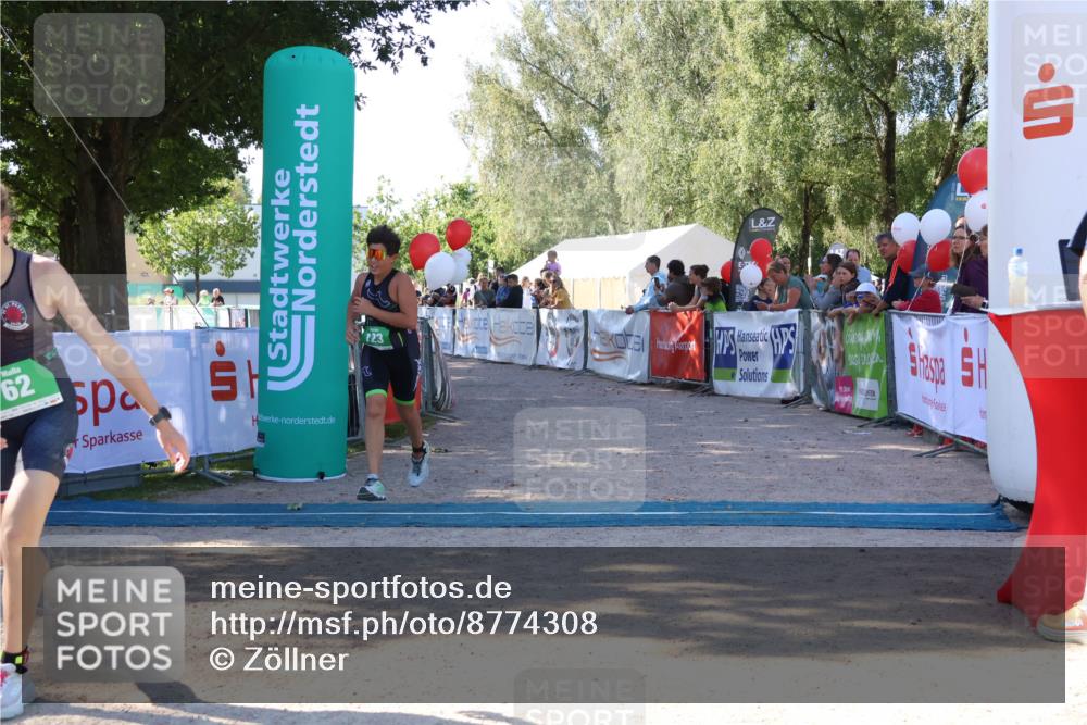 07.09.2025 - 19. Norderstedt Triathlon Zöllner http://msf.ph/oto/8774308 07.09.2025 11:01:16 Ziel 62, 123 meine-sportfotos.de
