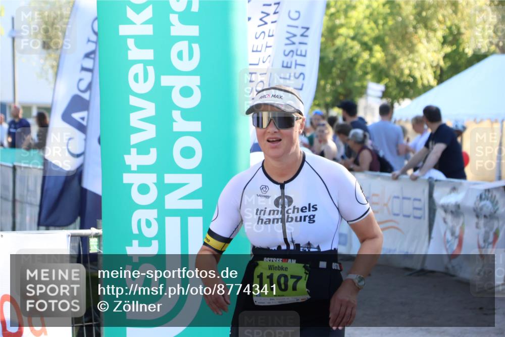 07.09.2025 - 19. Norderstedt Triathlon Zöllner http://msf.ph/oto/8774341 07.09.2025 16:56:52 Ziel 1107 meine-sportfotos.de