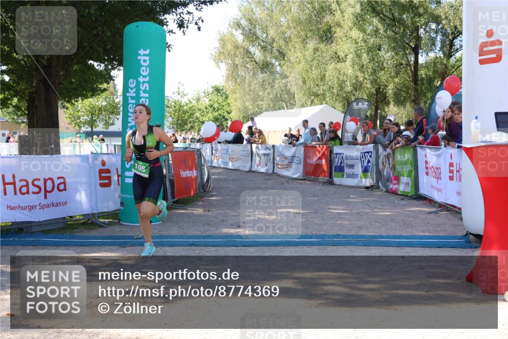 07.09.2025 - 19. Norderstedt Triathlon Zöllner http://msf.ph/oto/8774369 07.09.2025 11:01:29 Ziel 105, 635 meine-sportfotos.de