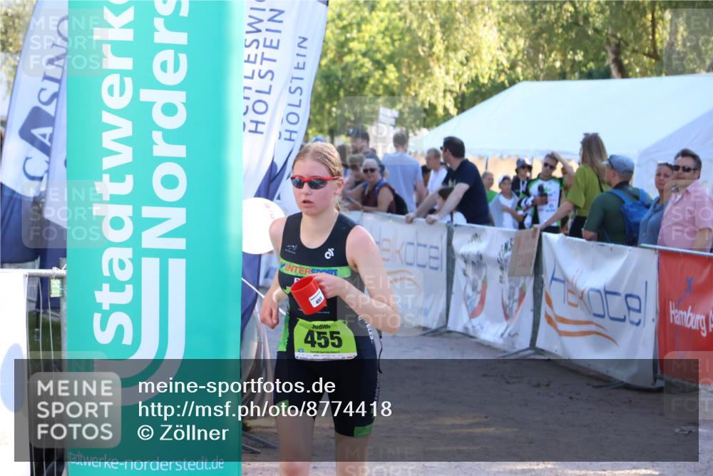 07.09.2025 - 19. Norderstedt Triathlon Zöllner http://msf.ph/oto/8774418 07.09.2025 16:57:06 Ziel 455 meine-sportfotos.de