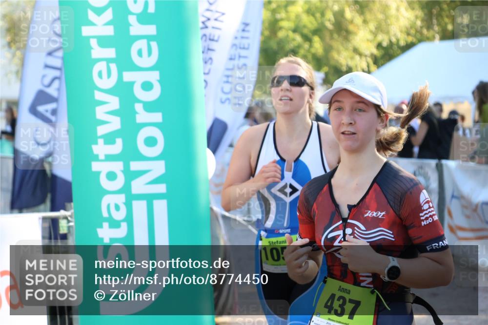 07.09.2025 - 19. Norderstedt Triathlon Zöllner http://msf.ph/oto/8774450 07.09.2025 16:57:35 Ziel 437, 1056 meine-sportfotos.de