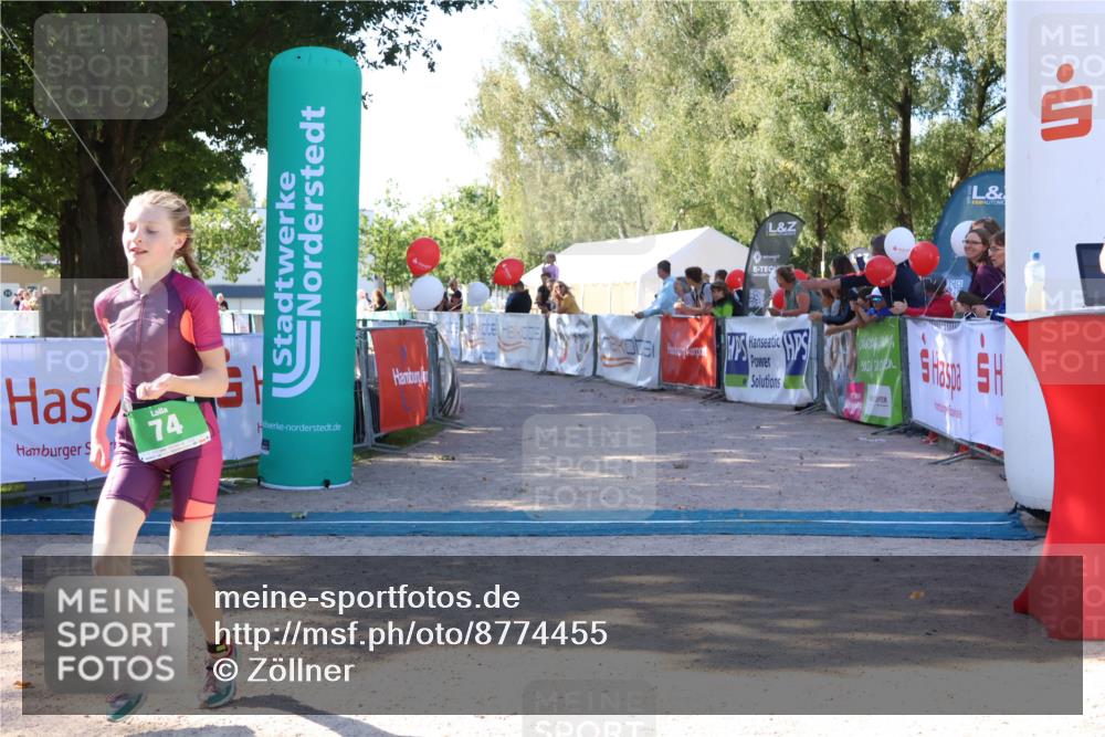 07.09.2025 - 19. Norderstedt Triathlon Zöllner http://msf.ph/oto/8774455 07.09.2025 11:02:04 Ziel 74 meine-sportfotos.de