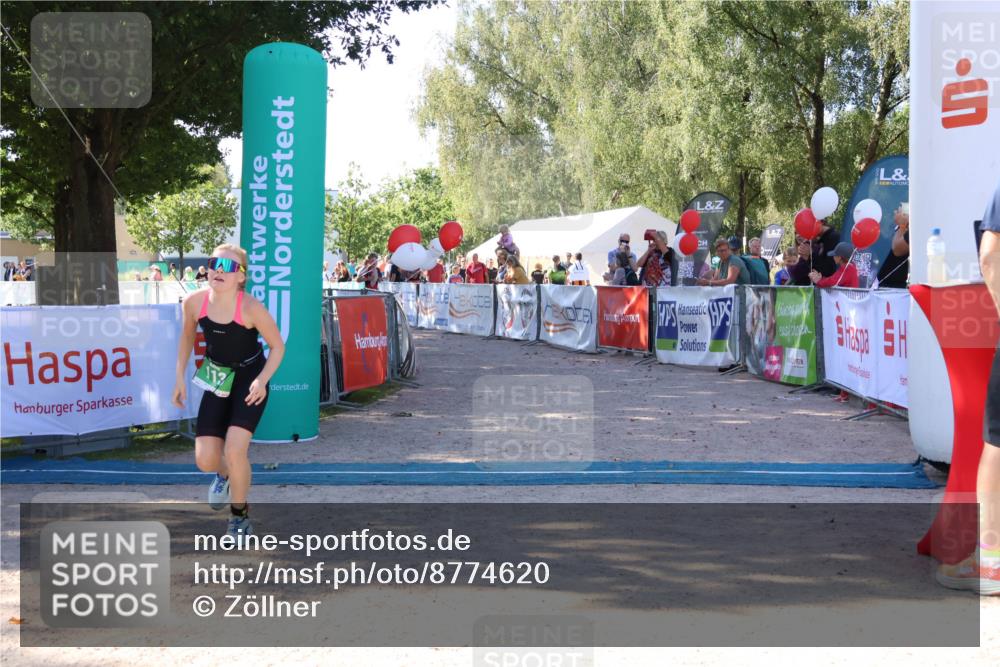 07.09.2025 - 19. Norderstedt Triathlon Zöllner http://msf.ph/oto/8774620 07.09.2025 11:03:55 Ziel 63, 113 meine-sportfotos.de