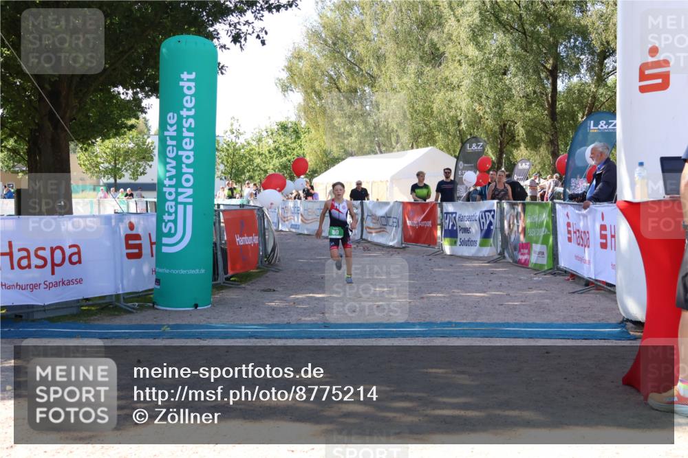 07.09.2025 - 19. Norderstedt Triathlon Zöllner http://msf.ph/oto/8775214 07.09.2025 11:14:28 Ziel 69 meine-sportfotos.de